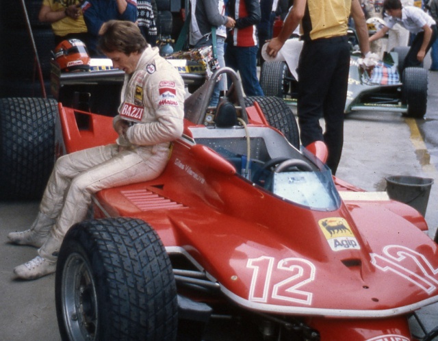 Gilles Villeneuve in 1979 at Imola
